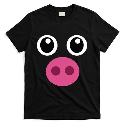Funny Pig Face Swine Halloween Costume Gift T-Shirt