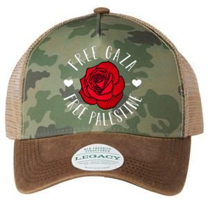 Floral Palestine Free Palestine Gaza Palestinian Support Legacy Tie Dye Trucker Hat