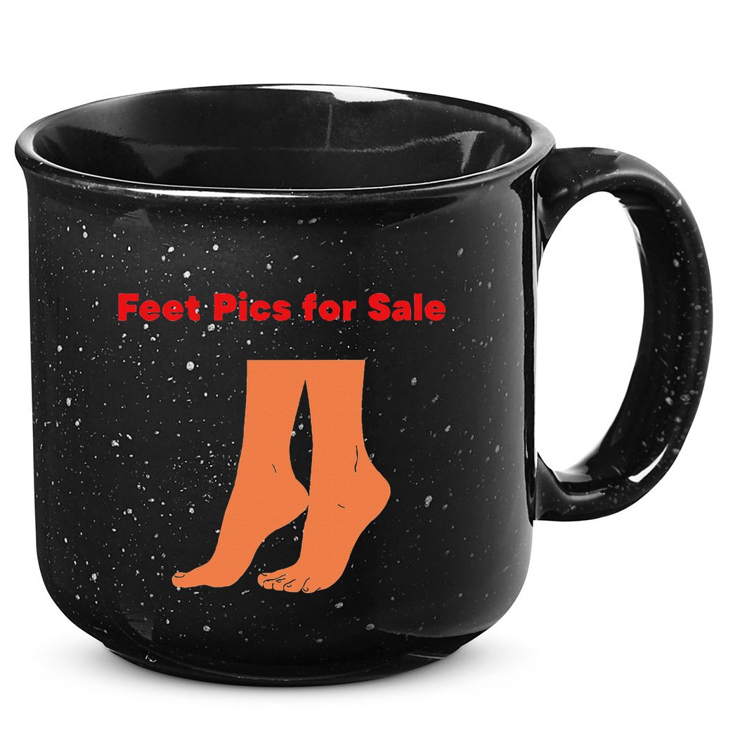Feet Pics For Sale Funny Design 15oz Campfire Ceramic Mug