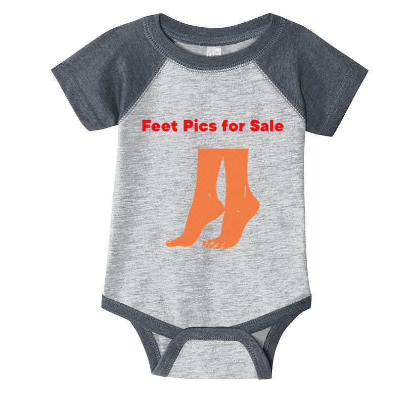 Feet Pics For Sale Funny Design Infant Baby Jersey Bodysuit