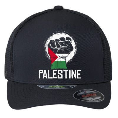 Free Palestine Flexfit Unipanel Trucker Cap