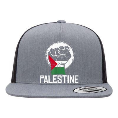 Free Palestine Flat Bill Trucker Hat