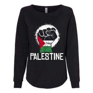 Free Palestine Womens California Wash Sweatshirt