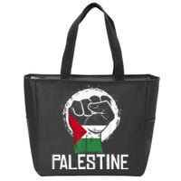 Free Palestine Zip Tote Bag