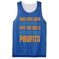 Fair Pay Fair Wages Fight For Income Inequality Funny Gift Mesh Reversible Basketball Jersey Tank