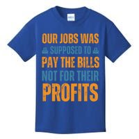 Fair Pay Fair Wages Fight For Income Inequality Funny Gift Kids T-Shirt