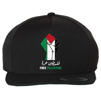 Free Palestine Free Gaza Palestinians lives matter Wool Snapback Cap