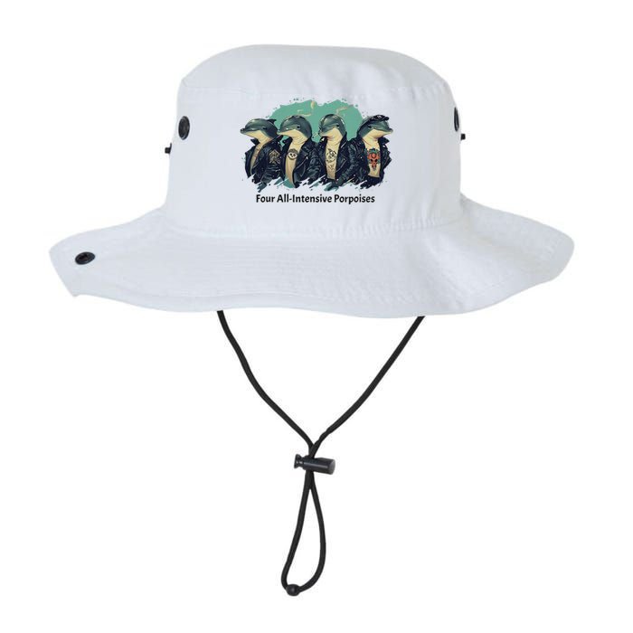 Funny Pun Four All Intensive Porpoises Legacy Cool Fit Booney Bucket Hat