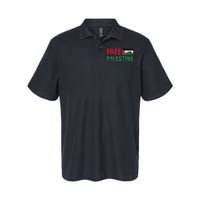 Free Palestine Softstyle Adult Sport Polo