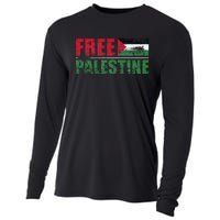 Free Palestine Cooling Performance Long Sleeve Crew