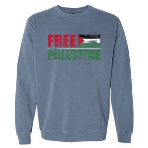 Free Palestine Garment-Dyed Sweatshirt