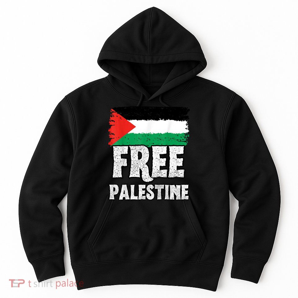 Free Palestine Flag Hoodie
