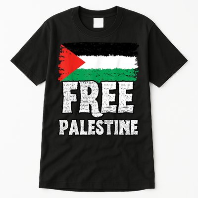 Free Palestine Flag Tall T-Shirt