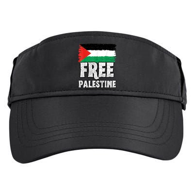 Free Palestine Flag Adult Drive Performance Visor
