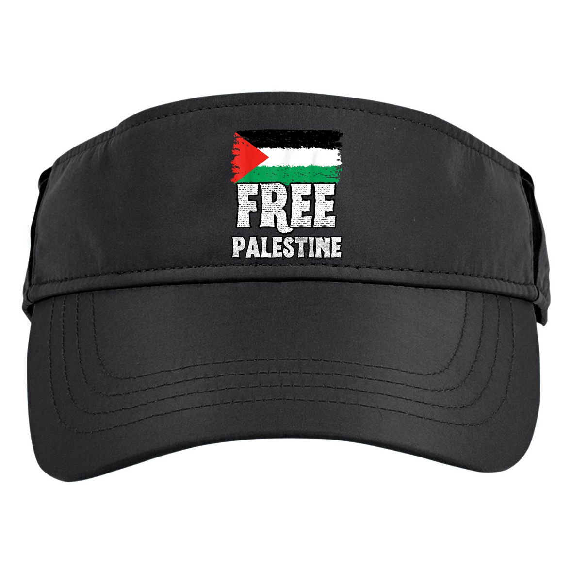 Free Palestine Flag Adult Drive Performance Visor