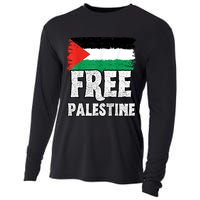 Free Palestine Flag Cooling Performance Long Sleeve Crew