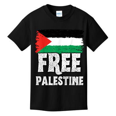 Free Palestine Flag Kids T-Shirt