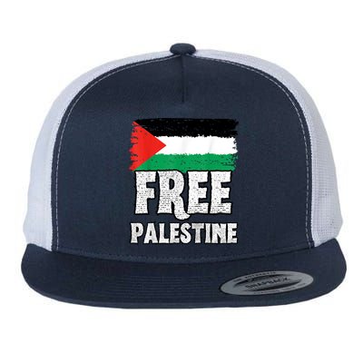 Free Palestine Flag Flatbill Hat