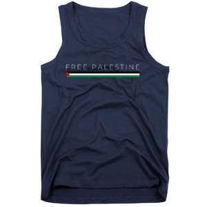 Free Palestine Flag Tank Top