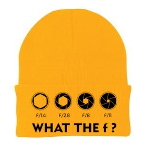 Funny Photography F Stop Lens Camera Lover Photographer Gift Cute Gift Knit Cap Winter Beanie