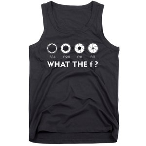 Funny Photography F Stop Lens Camera Lover Photographer Gift Cute Gift Tank Top