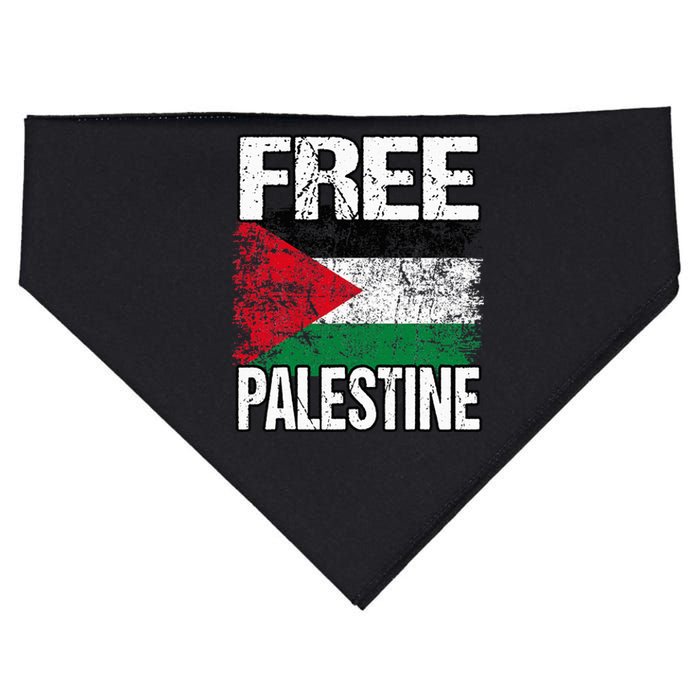 Free Palestine USA-Made Doggie Bandana