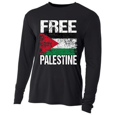 Free Palestine Cooling Performance Long Sleeve Crew