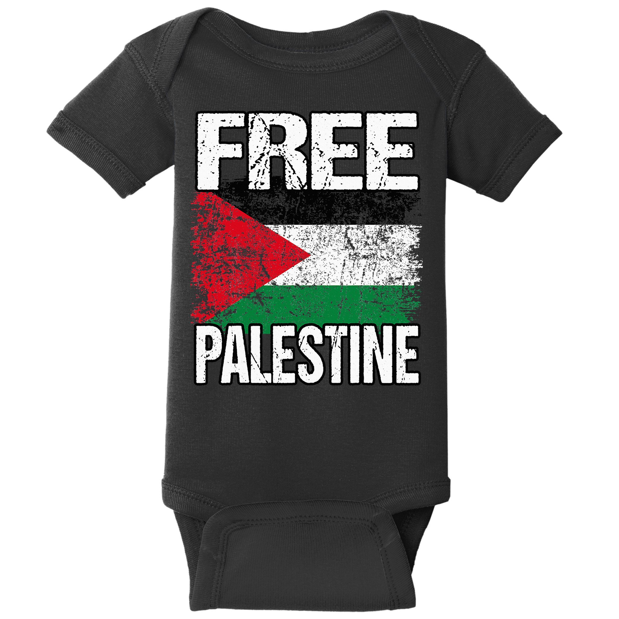 Free Palestine Baby Bodysuit