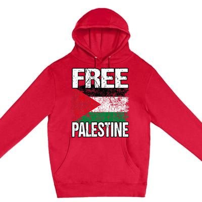 Free Palestine Premium Pullover Hoodie