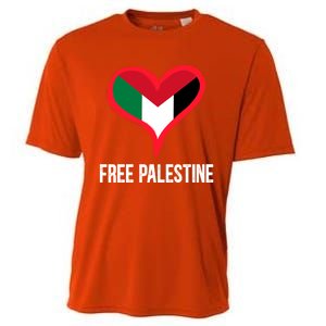 Free Palestine Free Palestine Flag Support Ghaza Peace Great Gift Cooling Performance Crew T-Shirt