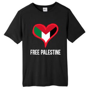 Free Palestine Free Palestine Flag Support Ghaza Peace Great Gift Tall Fusion ChromaSoft Performance T-Shirt