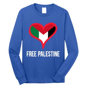 Free Palestine Free Palestine Flag Support Ghaza Peace Great Gift Long Sleeve Shirt