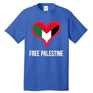 Free Palestine Free Palestine Flag Support Ghaza Peace Great Gift Tall T-Shirt