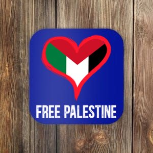 Free Palestine Free Palestine Flag Support Ghaza Peace Great Gift Coaster