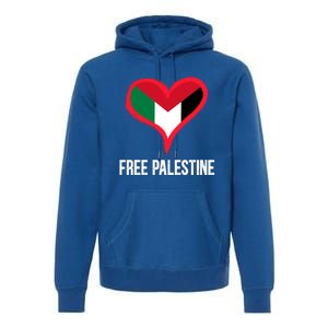 Free Palestine Free Palestine Flag Support Ghaza Peace Great Gift Premium Hoodie