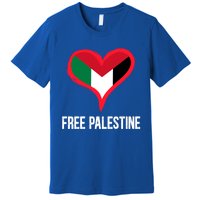 Free Palestine Free Palestine Flag Support Ghaza Peace Great Gift Premium T-Shirt