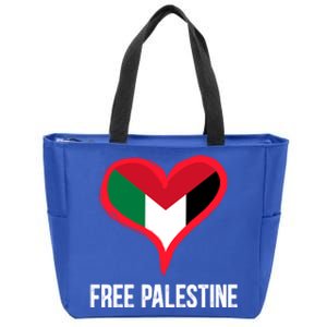 Free Palestine Free Palestine Flag Support Ghaza Peace Great Gift Zip Tote Bag