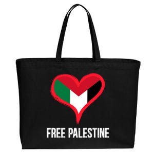 Free Palestine Free Palestine Flag Support Ghaza Peace Great Gift Cotton Canvas Jumbo Tote