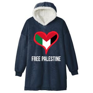 Free Palestine Free Palestine Flag Support Ghaza Peace Great Gift Hooded Wearable Blanket