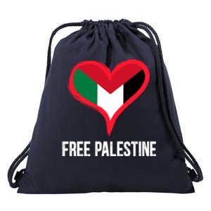 Free Palestine Free Palestine Flag Support Ghaza Peace Great Gift Drawstring Bag