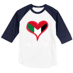 Free Palestine Free Palestine Flag Support Ghaza Peace Great Gift Baseball Sleeve Shirt