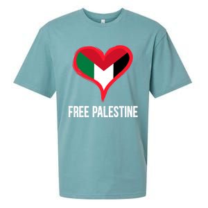 Free Palestine Free Palestine Flag Support Ghaza Peace Great Gift Sueded Cloud Jersey T-Shirt