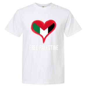 Free Palestine Free Palestine Flag Support Ghaza Peace Great Gift Garment-Dyed Heavyweight T-Shirt