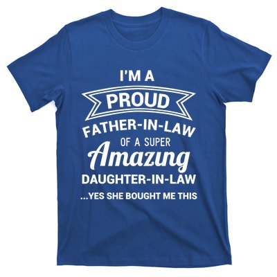 Funny Proud Father In Law Gift Dad Fathers Day Gift T-Shirt