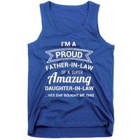 Funny Proud Father In Law Gift Dad Fathers Day Gift Tank Top