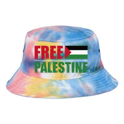 Free Palestine Tie Dye Newport Bucket Hat