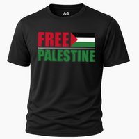 Free Palestine Cooling Performance Crew T-Shirt