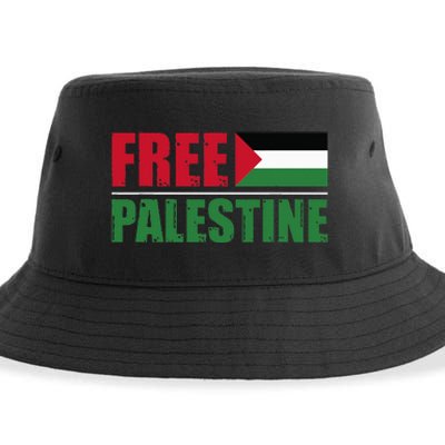 Free Palestine Sustainable Bucket Hat