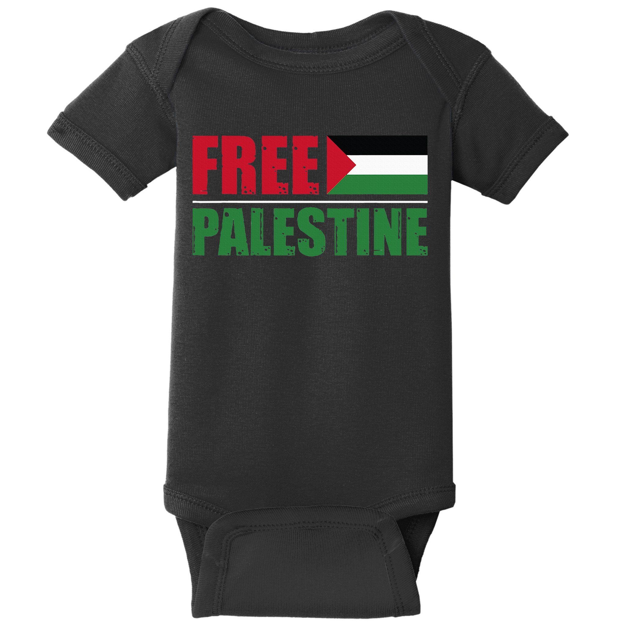 Free Palestine Baby Bodysuit