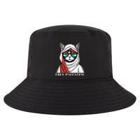 Free Palestine Flag Palestinian Cat Cool Comfort Performance Bucket Hat